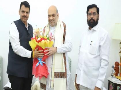 Devendra Fadnavis name preferred for the post of CM in meeting with BJP Amit Shah, Eknath Shinde, Ajit Pawar also present in the meeting | मुख्यमंत्रिपदासाठी देवेंद्र फडणवीस यांचं नाव जवळपास निश्चित; बैठकीनंतर सूत्रांची माहिती