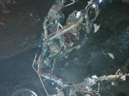 Two bikes were gutted in the fire; Incident in Kausa area of Mumbra city | आगीत दोन दुचाकी जळून खाक; मुंब्रा शहरातील कौसा परीसरातील घटना