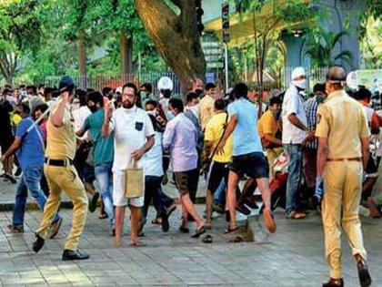 CoronaVirus Marathi news crowd erupted; Liquor stores closed again in Mumbai hrb | CoronaVirus लोकांनी झुंबड उडवली; मुंबईत दारूची दुकानं पुन्हा बंद