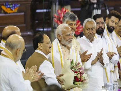 Narendra Modi 3.0 modi oath ceremony today narendra modi swearing in ceremony The call came to these leaders to oath latest list | Modi 3.0 : 'टीम मोदी'मध्ये कोण-कोण? मंत्रीपदाची शपथ घेण्यासाठी कुणा-कुणाला आला फोन? येथे पाहा 'लेटेस्ट लिस्ट'!