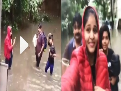 Video: flood in kolhapur, Tuzyat Jeev Rangala Serial shooting stop two days | Video: कोल्हापूरमधील पूरपरिस्थितीचा फटका 'तुझ्यात जीव रंगला' मालिकेला, कलाकारांची उडाली तारांबळ