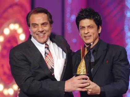 dharmendra wishes shahrukh khan good luck for his film jawan writes post on social media | सनी देओल-शाहरुखच्या गळाभेटीनंतर धर्मेंद्र यांनी दिल्या किंग खानला शुभेच्छा, म्हणाले,'बेटे...'