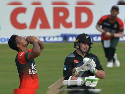 BAN vs NZ : History in Dhakha, Bangladesh won their first-ever T20I against New Zealand, won by 7 wickets  | BAN vs NZ : ढाक्यात बांगलादेशनं घातला डाका; न्यूझीलंडविरुद्धच्या ट्वेंटी-२० सामन्यात घडवला इतिहास