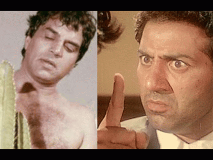 Sunny Deol angrily slapped this director as he shoot adult scene with Dharmendra | जेव्हा डायरेक्टरने फसवून Dharmendra सोबत शूट केला होता Adult सीन, सनी देओलने केली होती त्याची धुलाई