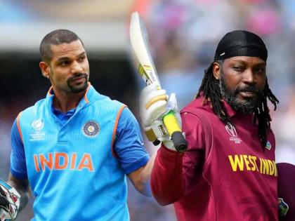 Gabbar and Universe Boss will play together as Gujarat team sign Shikhar Dhawan Chris Gayle opening pair | 'गब्बर' अन् 'युनिव्हर्स बॉस' एकत्र! शिखर धवनशी गुजरात संघाचा करार; ख्रिस गेलसोबत उतरणार मैदानात