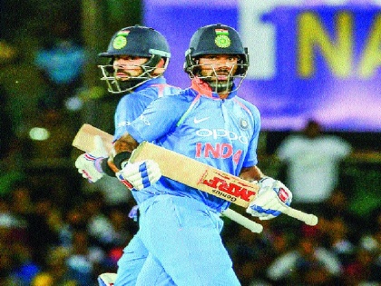  India's winning sound: Dhawan's aggressive fast-century, Sri Lanka's 9th wicket win | भारताचा दणदणीत विजय : धवनचे आक्रमक जलद शतक, श्रीलंकेचा ९ गडी राखून पराभव