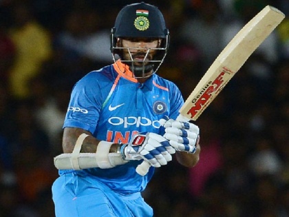 Dhawan's aggressive half-century, India's South Africa challenge for 204 runs | धवनचे आक्रमक अर्धशतक, भारताचे दक्षिण आफ्रिकेसमोर 204 धावांचे आव्हान 