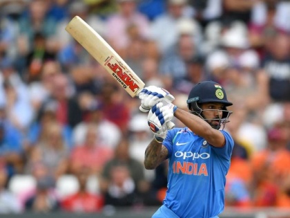 India vs New Zealand 1st ODI : Shikhar Dhawan becomes the second fastest Indian after Kohli to reach 5000 ODI runs | India vs New Zealand 1st ODI : कॅप्टन कोहलीनंतर 'गब्बर'च, शिखर धवनची लाराच्या विक्रमाशी बरोबरी 