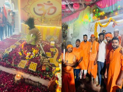 Chaitanya Kanifnath Siddha Samadhi Mandir Yatrotsav to Shahapur in jubilation | शहापूरला चैतन्य कानिफनाथ सिध्द समाधी मंदीर यात्रोत्सव जल्लोषात