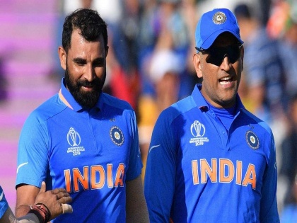 India Vs Afghanistan Latest News, ICC World Cup 2019 : Mohammed Shami discloses what MS Dhoni told him in the last over   | India Vs Afghanistan Latest News : अखेरच्या षटकात धोनीनं दिला कोणता सल्ला; ऐका शमीकडून