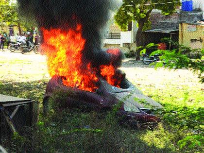 Violent turn in the Bandla state of India; Fire in the mist, sticks in Vidarbha | भारत बंदला राज्यात हिंसक वळण; धुळ्यात गोळीबार, विदर्भात लाठीमार