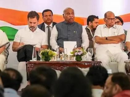 Tension over seat allocation in India alliance, challenge to Congress party | INDIA आघाडीत जागावाटपाचा तिढा आणखी वाढला; प्रादेशिक पक्षांचा काँग्रेसवर दबाव