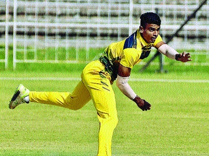 Young all-rounder Digvijay Deshmukh's bowling style is questionable | युवा अष्टपैलू दिग्विजय देशमुखची गोलंदाजी शैली संशयास्पद