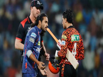 Abhishek Sharma, Digvesh Rathi Clashes: Digvesh Singh, Bowler, Lucknow Super Giants (LSG) has been fined 50 per cent of his match fees and a one-game suspension for breaching the IPL Code of Conduct | IPL 2025: मैदानावर भिडणं पडलं महागात; LSG च्या दिग्वेश राठीवर IPL प्रशासनाची कठोर कारवाई