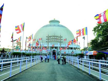 Dikshabhoomi ready for the Dhammachakra Pravartan Din : The main ceremony on Thursday | धम्मचक्र प्रवर्तन दिनासाठी दीक्षाभूमी सज्ज : गुरुवारी मुख्य सोहळा