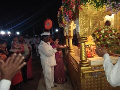 Welcome to Bhavsagar Mauli Palkhi at Nagaratas | भवसागर माऊली पालखीचे नागरतास येथे स्वागत !