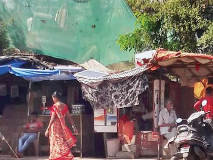 Unauthorized construction again at Mhada site in Khadakpada in Dindoshi | दिंडोशीतील खडकपाड्यात म्हाडाच्या जागेवर पुन्हा अनधिकृत बांधकामे