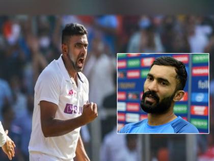 Dinesh Karthik has said that R Ashwin is deserve to captain the Indian cricket team  | "तो एक महान क्रिकेटर असून भारताचा कर्णधार होण्यास पात्र आहे", कार्तिकची अश्विनसाठी बॅटिंग