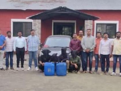 Navi Mumbai gang arrested for stealing diesel from vehicles | Satara: वाहनांतील डिझेल चोरणारी नवी मुंबईची टोळी अटकेत, जिथं चोरी तिथंच विक्री