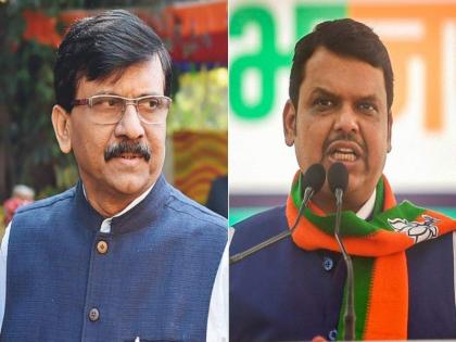 Maharashtra Opposition Leader and former CM Devendra Fadnavis has also been targeted by Sanjay Raut. | लोकांचे लक्ष वेधण्यासाठी काही गोष्टी बोलल्या जाताय; सोमय्यांवरील आरोप हास्यस्पद- फडणवीस