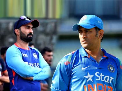 Dinesh Karthik opens up about MS Dhoni mind games in bcci interview video team India likes dislikes | "तर मी MS धोनीचं डोकं..."; दिनेश कार्तिक मुलाखतीच्या व्हिडीओमध्ये स्पष्टच बोलला!