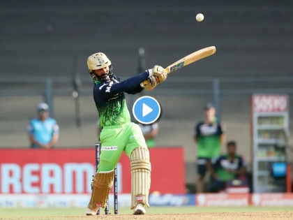 Video Dinesh Karthik smashes 3 sixes and a four in last over classic finishing touch superb batting IPL 2022 watch | Dinesh Karthik the Finisher, IPL 2022 RCB vs SRH Live: ४ चेंडूत २२ रन्स... 'फिनिशर' दिनेश कार्तिकने नव्या कोऱ्या गोलंदाजाची केली धुलाई