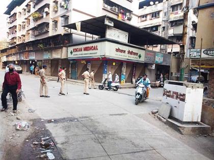 Sambhaji Chowk in Ulhasnagar became the hotspot of Corona | उल्हासनगरात संभाजी चौक ठरला कोरोनाचा हॉटस्पॉट