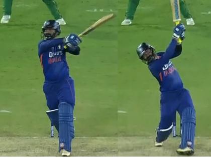 IND vs SA 2nd T20I Live Updates : Dinesh Karthik was 9*(16) then 4,4,6,6,1 and finished on 30*(21), DK The Finisher takes India to 148 | IND vs SA 2nd T20I Live Updates : दिनेश कार्तिकने ५ चेंडूंत २१ धावा कुटल्या, भारताने समाधानकारक पल्ला गाठला