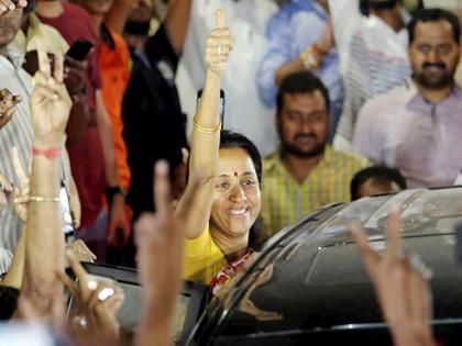 'I am happy that everyone in the Pawar family is standing up for my sister'; MP Supriya Sule's reaction | 'पवार कुटुंबातील सगळे बहिणीसाठी उभे राहतायत, याचा मला आनंद'; सुप्रिया सुळेंची प्रतिक्रिया