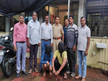 two who stole the gold chain are behind bars Performance of Ramnagar Police | सोनसाखळी चोरणारे दोघे गजाआड; रामनगर पोलिसांची कामगिरी 