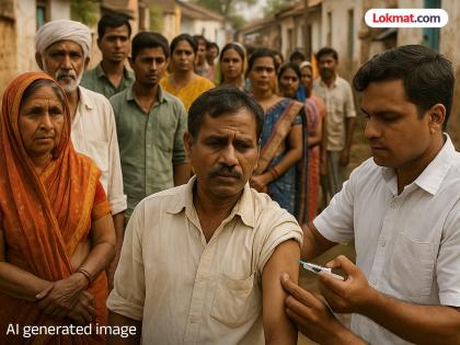 Chhatrapati Sambhajinagar: Even though the dog didn't bite, the entire village took rabies injections, incident in Chhatrapati Sambhajinagar | कुत्रा चावलाच नाही, तरीही अख्ख्या गावाने घेतले रेबीजचे इंजेक्शन, छत्रपती संभाजीनगरमधील प्रकार Chhatrapati Sambhajinagar: Even though the dog didn't bite, the entire village took rabies injections, incident in Chhatrapati Sambhajinagar | कुत्रा चावलाच नाही, तरीही अख्ख्या गावाने घेतले रेबीजचे इंजेक्शन, छत्रपती संभाजीनगरमधील प्रकार