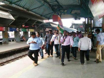 Bostan again in the Dombivli area of ​​Fervaliya station | डोंबिवलीत फेरवाल्यांचे स्टेशन परिसरात पुन्हा बस्तान