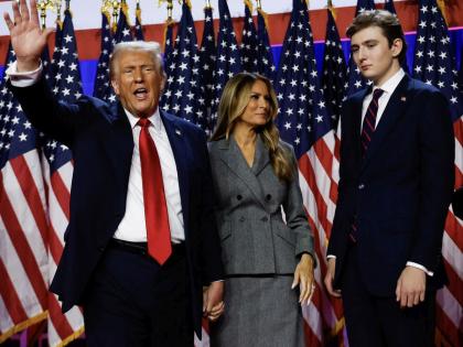 us presidential election 2024 Trump's youngest son barron trump gives surprising reply to his nyu friends over his voting | ट्रम्प यांच्या सर्वात छोट्या मुलाला विचारलं गेलं, कुणाला केलं मतदान? मिळालं असं उत्तर