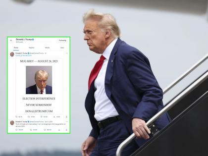 Donald Trump Returns on twitter X! First tweet after 2.5 years; Said 'never surrender...' | डोनाल्ड ट्रम्प रिटर्न्स! अडीच वर्षांनी पहिले ट्विट; म्हणाले 'सरेंडर कधीच नाही...'