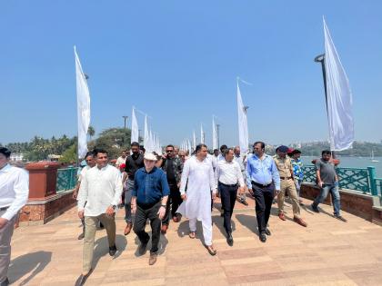 new dona paula jetty inauguration rs 50 charge and rules for tourists | दोनापावला जेटीवर जाताय; ५० रुपये मोजा; पर्यटकांसाठी नियम 