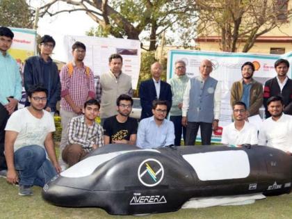 Student of Dongaon, in a team producing electric bikes | विद्युतवरील दुचाकी निर्माण करणाऱ्या टिममध्ये डोणगावचा विद्यार्थी