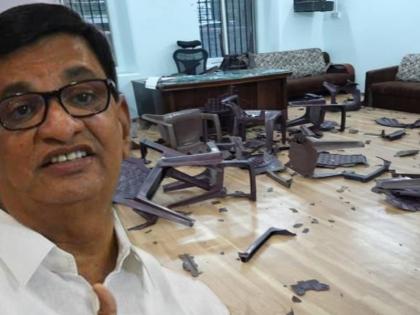 Workers of Congress MLA Sangram Thopte had vandalized the Congress Bhawan in Pune | काँग्रेसभवनाच्या तोडफोडीवर बाळासाहेब थोरात म्हणतात...