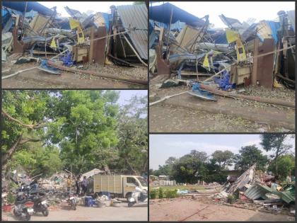 joint action of encroachment and construction department on dp road in pune | पुण्यातील डीपी रोडवर अतिक्रमण व बांधकाम विभागाची संयुक्त कारवाई