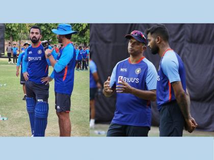 India Playing XI vs SA: Hardik Pandya back, will Dinesh Karthik make COMEBACK?, captain KL Rahul and head coach Rahul Dravid have some big decisions to take | IND vs SA T20I Series : हार्दिक पांड्याचे पुनरागमन, उम्रान मलिक व दिनेश कार्तिकला मिळेल का संधी?; जाणून पहिल्या सामन्यासाठी भारताची Playing XI