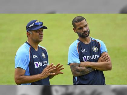 Team India Head Coach Rahul Dravid call to Shikhar Dhawan reveals the reason behind not selecting for IND vs SA T20 Series | Rahul Dravid Shikhar Dhawan, Team India: कोच राहुल द्रविडने स्वत: शिखर धवनला फोन करून सांगितलं 'टीम इंडिया'मध्ये न निवडल्याचं कारण