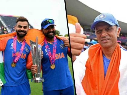 Rahul Dravid two-slide presentation on Rohit, Kohli, himself and others changed everything before World Cup final | वाह गुरू! T20 फायनलपूर्वी 'द्रविड सरां'चं दोन स्लाइडचं प्रेझेन्टेशन; आकडे दाखवून मिटवलं टीम इंडियाचं 'टेन्शन'