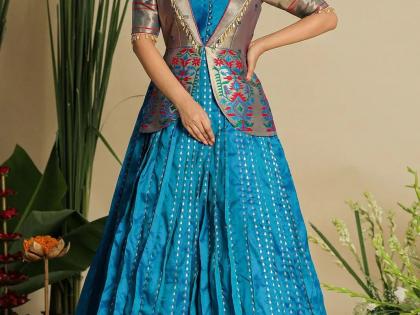 आईच्या जुन्या साडीचा शिवा सुंदर अनारकली ड्रेस; १२ पॅटर्न्स, साध्या ड्रेसमध्ये युनिक लूक मिळेल