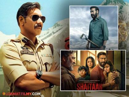 after singham again ajay devgn confirms sequel of drishyam 3 and shaitaan 2 | 'सिंघम अगेन'नंतर 'दृश्यम ३' आणि 'शैतान २' येणार! अजय देवगणने 'गोलमाल'च्या सीक्वलबाबतही दिली मोठी अपडेट