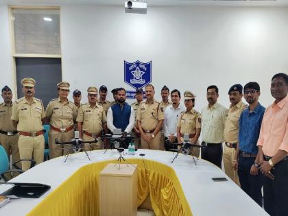 Now the drones will be watching the city, the police received three drones from Smart City | आता छत्रपती संभाजीनगरावर असेल ड्रोनची नजर, पोलिसांना स्मार्ट सिटीकडून मिळाले तीन ड्रोन