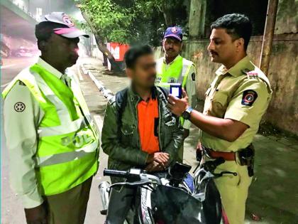 Action against 535 drunk drivers in Pune city | नववर्षाच्या पार्श्वभूमीवर पुणे शहरात ५३५ मद्यपी वाहनचालकांवर कारवाई 