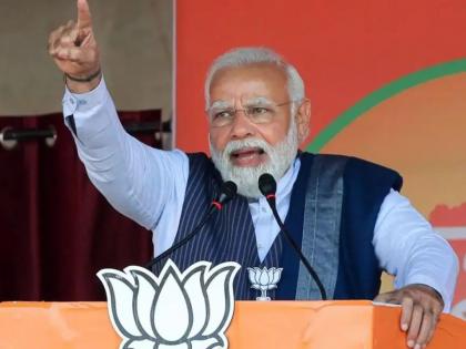 lok sabha elections 2024 pm narendra modi rally speeches uttered more than 2 thousand times these 2 words; Opponents surrounded on these 5 issues | पंतप्रधान मोदींच्या १५५ सभा, २ हजारहून अधिक वेळा उच्चारले हे २ शब्द; विरोधकांना या ५ मुद्द्यांवर घेरलं!