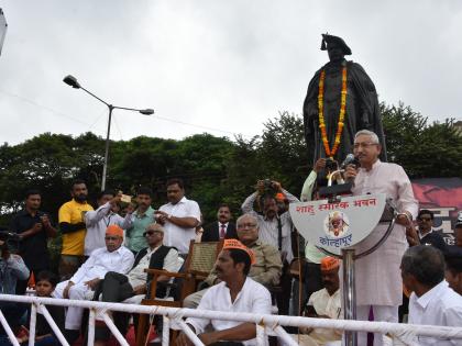 Maharashtra Bandh: Maratha voices will now move in Delhi: Shahu Chhatrapati | Maharashtra Bandh : मराठ्यांचा आवाज आता दिल्लीत घुमणार : शाहू छत्रपती