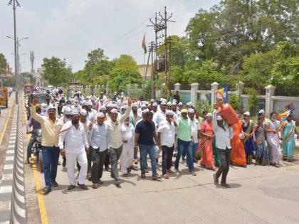 Agitation of Vanchit Bahujan Aaghadi against inflation | महागाईविरोधात वंचित बहुजन आघाडीचा एल्गार