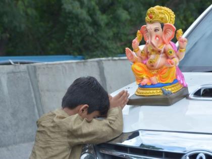 Bappa, do exactly that ... wake up the lost feelings. | बाप्पा, एवढे नक्की करा...हरवलेल्या संवेदना जागवा।