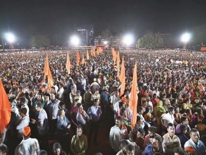 Shiv Sena succeeded in gathering crowd for the meeting in Khed | खेडमधील सभेस गर्दी जमवण्यात शिवसेना झाली पास, पण...